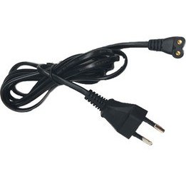 Resim Teyip fişi 90 derece L tipi power ac kablo 1.5m 