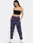 Resim Royal Textıl Büyük Beden Kadın Pantolonları 356742425 Mavi 