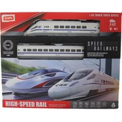 Resim Ctoys 1:43 Hızlı Tren Seti 16 Parça 
