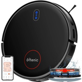 Resim E&D Collection Ultenic D6s Robot Vacuum Cleaner, Vibration Mopping, 3000Pa Strong Suction, Super Slim, APP Control, 
