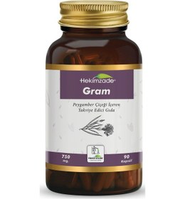 Resim Hekimzade Gram Peygamber Çiçeği İçeren Takviye Edici Gıda 750mg 90 Kapsül 