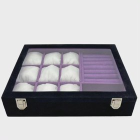 Resim Luxury Special Solitaire Ring Box Watch and Jewelry Storage Box - Mixed jewelry box / tr 