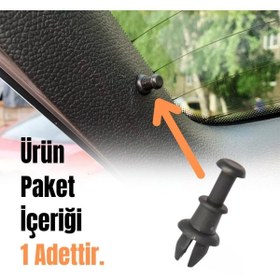 Resim OEM Arka Bagaj Kapağı Pandizot Askı Pimi Skoda Rapid 2012-2022 1M6867574A 