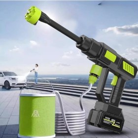 Resim Şarjlı Kablosuz Yüksek Basınçlı Oto Yıkama Makinesi 