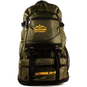 Resim Gen-of 3 Bölmeli Körüklü Dağcı Sırt Çantası 50+10 Litre Haki 2540 Haki 