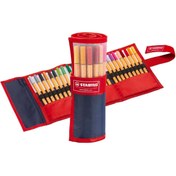 Resim Genel Markalar MetraShop point 88 - İnce Keçe Uçlu Kalem - 25'li Roller Set - Çeşitli Renkler 1113377 