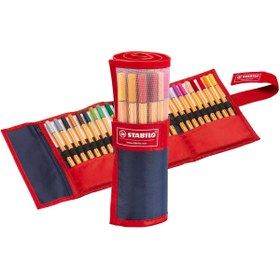 Resim Genel Markalar MetraShop point 88 - İnce Keçe Uçlu Kalem - 25'li Roller Set - Çeşitli Renkler 1113377 