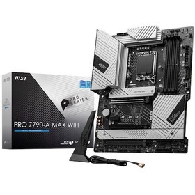 Resim MSI Pro Z790-A Max WIFI Intel Z790 7200 MHz (OC) DDR5 Soket 1700 ATX Anakart 