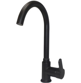 Resim Armour Armatür Lüks Mutfak Eviye Bataryası Siyah Siyah 