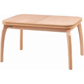 Resim Masifart Renata 120 Lik Muz Açılır Masa Cilasız Ham Ham 