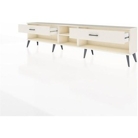 Resim Arges Tv Ünitesi Tek Raflı 2 Çekmeceli 220x30x51 Aytaşı-aytaşı Aytası/aytası - Aytası 