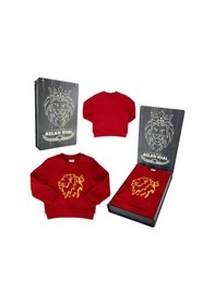 Resim Galatasaray Lisanslı Bebek Kırmızı Uzunkol Sweat Ahşap Kutulu Kırmızı 