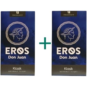 Resim Eros Prezarvatif (2*12) 24 Adet Don Juan Klasik 