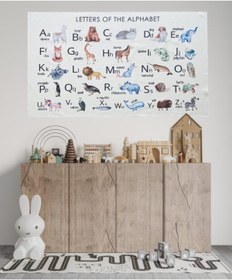 Resim Happy Kid Rooms Alfabe Duvar Örtüsü 
