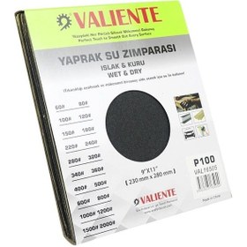 Resim Su Zımparası 100 Kum Val16505 Valıente 100'lü 