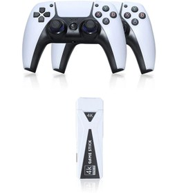 Resim NewFace Y5 64GB Android Dual Pad 4K Game Stick - Beyaz JOJUA 