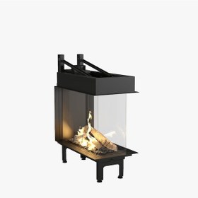 Resim VOURLA 80 EPI CAM AÇIK GAZLI ŞÖMİNE 