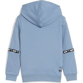 Resim Puma X Hot Wheels Graphic Mavi Unisex Çocuk Sweatshirt 000000000102278297 Mavi 