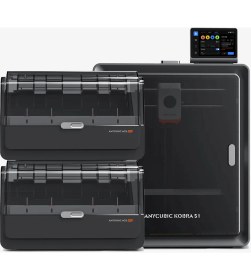 Resim Anycubic Kobra S1 Combo 3D Yazıcı Siyah Renkli Filament Desteği ile Ultra Hızlı Baskı 