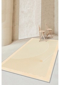 Resim West Home Makinede Yıkanabilir Kaymaz Taban Leke Tutmaz Modern Bej Mutfak Halısı Salon Halısı Ve Yolluk Wh 581 Beige 