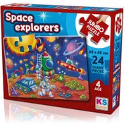 Resim Nessiworld KS Games Space Explorers 24 Parça Puzzle 