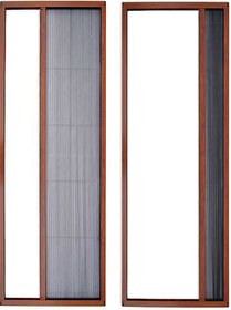 Resim Akordeon Pileli Pilise Kapı Sineklik Altın Meşe, 90x210 Cm. Istenilen Ölçüde 