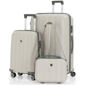 Resim Mçs Polipropilen 3lü Valiz Seti Büyük & Kabin & Makyaj V305 S21yy1000082-set 00424 3'lü Set Çok Renkli 