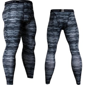 Resim Jack Cordee Pro Erkek Basketbol Tozluk Sıska Elastik Sıkıştırılmış Spor Pantolon Koşu Spor Hızlı Kuru Kamuflaj Pantolon (Yurt Dışından) 
