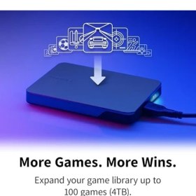 Resim Mabeyn Canvio Gaming 1tb Taşınabilir Harici Sabit Disk, USB 3.2, Play Station ve Xbox Için, Siyah (HDTX210EK3AA) 