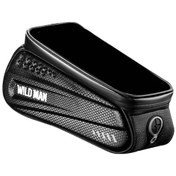 Resim Tenfowee Dayanıklı Sert Kasa Bisiklet Çantası: Su Geçirmez, Eva Malzeme, Geniş Depolama, Gece Reflektörlü, 6.5 İnç Ekran Uyumlu Siyah 