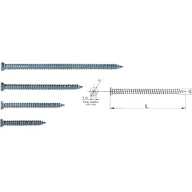Resim Buldex Vida 7,5X100 Dubelsiz Vida 10 cm 10 Adet 