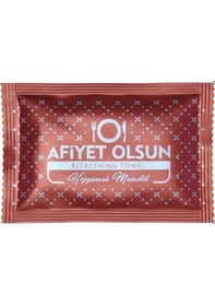 Resim Kolonyalı Mendil 6x10 Cm 100 Adet 100'lü Set 