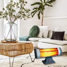 Resim Rose Fervor 1800 Watt Devrilme Emniyetli Tak Çalıştır Masa Altı Elektrikli Soba 