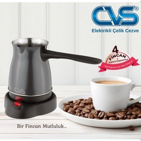 Resim Cvs DN 19833 Elektrikli Çelik Cezve 