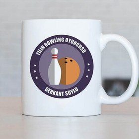 Resim Yılın Bowling Oyuncusu İsme Özel Kupa Bardak 