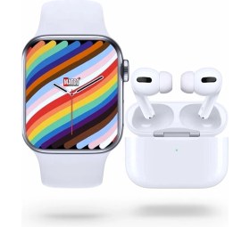 Resim Normadia T700 Akıllı Saat ve Pro3 Kablosuz Kulaklık Bluetooth ile Çok Yönlü Takip 