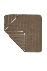 Resim Kirazkids 100x100 Pamuklu Kahve Renkli Çizgili Kundak 