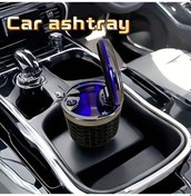 Resim Xuweiwei Siyah Cüce Lüks Araba Küllüğü Mavi Işıklar İle Şık Ve Lüks Hava Katıyor 