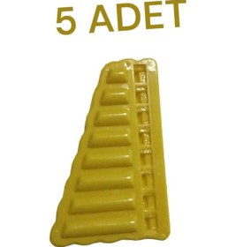 Resim 5 Adet Sarı Plastik Mızıka 