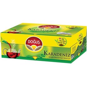 Resim Doğuş Karadeniz Bergamot Aromalı Siyah Süzen Demlik Poşet Çay 48 x 3.2 G 