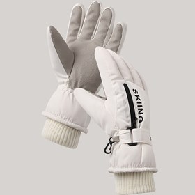 Resim Kadınlar için Kış Kayak Eldivenleri, Termal Dokunmatik Parmak Eldivenleri, Polar Astarlı, Unisex Kalın Sıcaklık için Dış Mekan Aktiviteleri, Ayarlanabilir saç tokası ve Döngü Kapatma, Tüm Kış Sporları için Uygun, Kadınlar için Kış Eldivenleri, Kayak Eldivenleri 