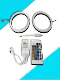 Resim OTOTOPTAN Tofaş Far Sis Rgb Angel, Tofaş Far Ve Sis Angel Halka, 4 Lü Rgb, Yuvarlak Tip 