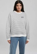 Resim MAVİ BASKILI SWEATSHIRT Kadın Sweatshirt Mavi