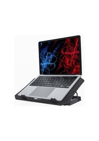 Resim Juo Ventus 5 Fanlı 2200 RPM LCD Ekranlı Led Aydınlatmalı Hız ve Yükseklik Ayarlı Gaming Oyuncu Notebook Soğutucu 