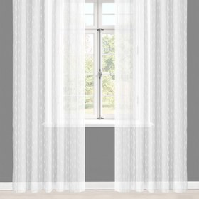 Resim Garden Damla Tül Perde - Beyaz - 300x270 cm 
