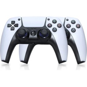 Resim TE Dükkan Buğz Newface Y5 64GB Android Dual Pad 4K Game Stick - Beyaz 