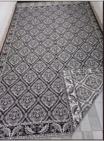 Resim Savan Dokuma Halı Örtüsü 6m² 200 300cm Kale Siyah 