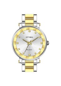 Resim Optimal Opt.03460m.06 Unisex Kol Saati Altın - Siyah 