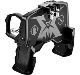 Resim Gunkes K-21 Oyun Aparatı Tüm Telefonlar Için Pubg Tetik Oyun Kolu Konsolu Joystick Ateş Tetik Düğmesi 