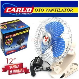 Resim 24V VANTİLATÖR 12 " (ÇAKMAK FİŞLİ) (MANDALLI) 